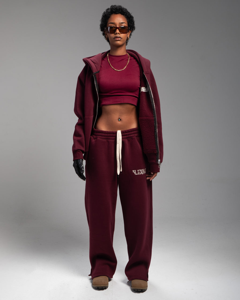 Flex Burgundy Set